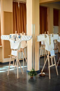 The first exhibition of sewn shirts in Luxembourg by the ladies from the group Sewn Stories took place during the weekend of June 28-29