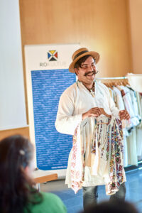The first exhibition of sewn shirts in Luxembourg by the ladies from the group Sewn Stories took place during the weekend of June 28-29